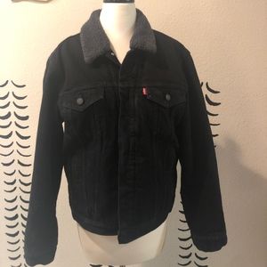 Black Jean Levi Jacket
